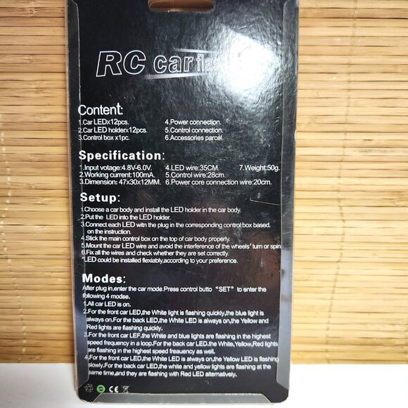 RC LED Car Flashing Light System Kit NEW Simulated Car Lighting System - Picture 4 of 6